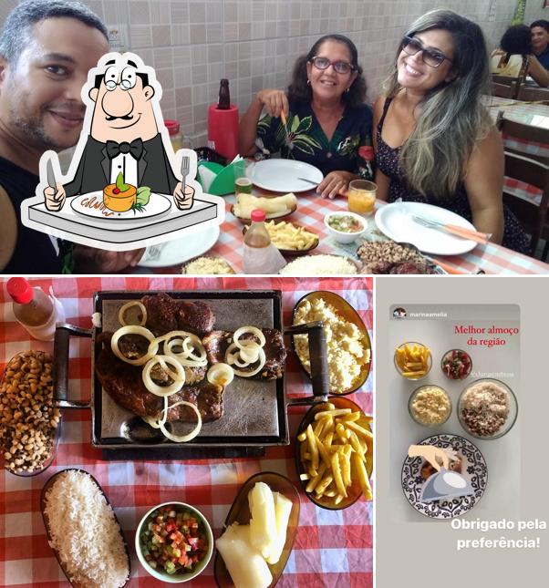 Platos en Churrascaria Charque na Brasa Real afogados jiquia