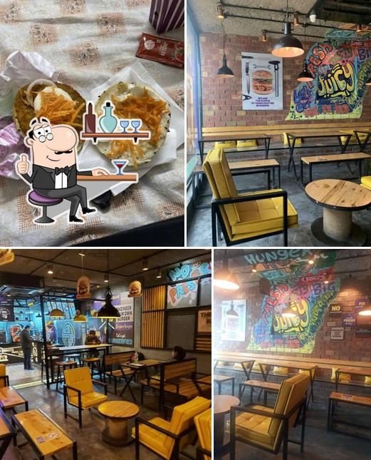 The interior of The Burger Club