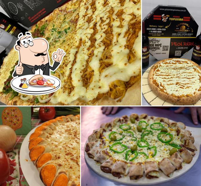 Escolha pizza no Pizzaria Topissima - Jardim Odete Itaquaquecetuba