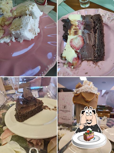 Bolo de chocolate em Roberto Pereira Cake Designer Doceria e Cafeteria