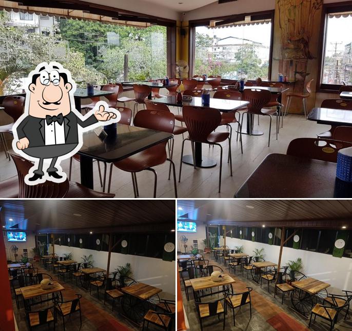The interior of Burger Shack