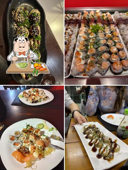 Salada de algas em Jensai Sushi