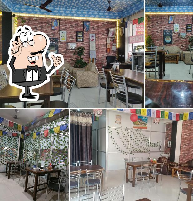 Take a seat at one of the tables at Tibet kitchen
