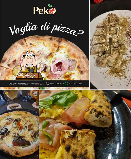 A Pekó Acireale, puoi ordinare una bella pizza