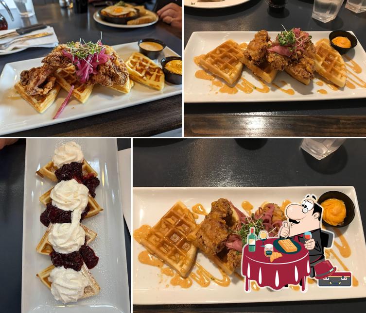 Gaufres à Begginnings Restaurant