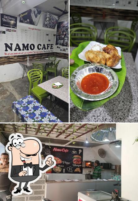 The interior of namo cafe
