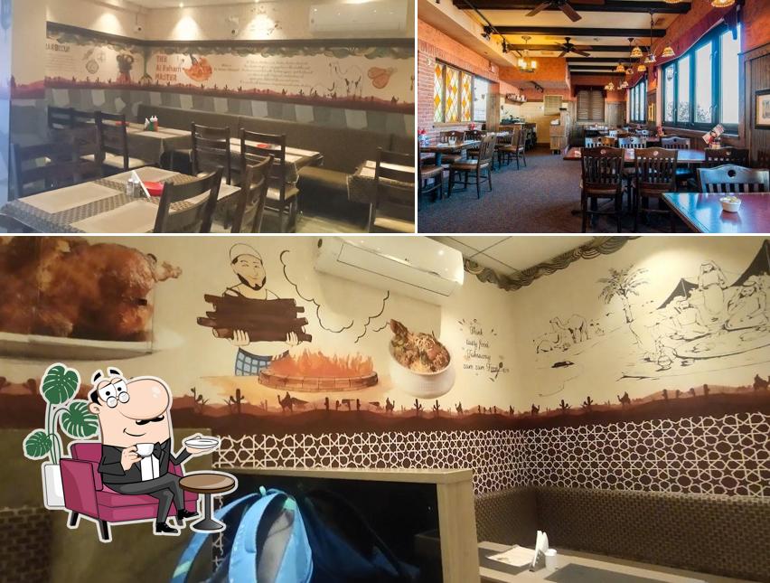 The interior of Zam Zam Arabian Family Restaurant