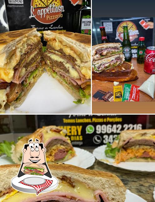 Clube sanduíches em L'appetitosa Pizzaria - Piracicaba