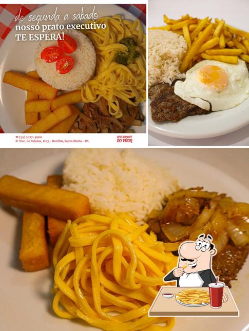 Batata frita em Restaurante Do Vitor