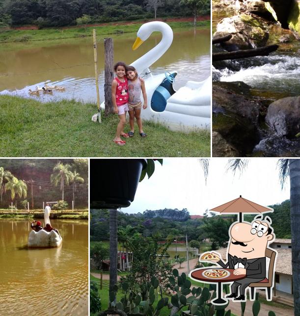 a parte exterior é uma característica importante do Old West Water Park - Parque Aquático em Tremembé
