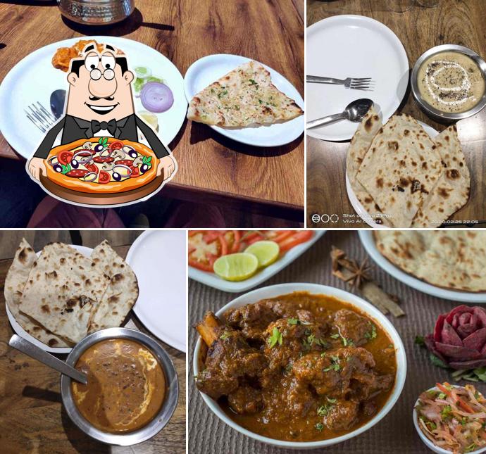 Try out pizza at Delhi Kitchen