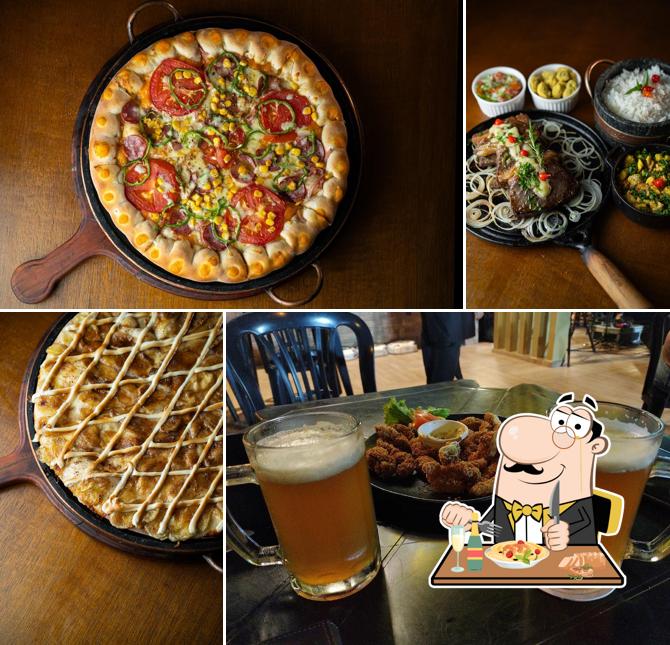 Comida em Divina Grill & Pizza