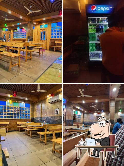 The interior of Malabar Spices Restaurant