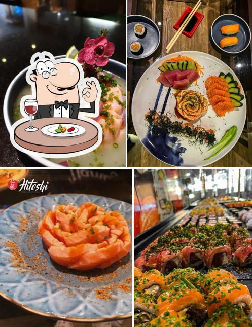 Platos en Hitoshi Restaurante