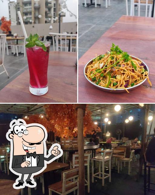 Take a seat at one of the tables at BOB & Brews