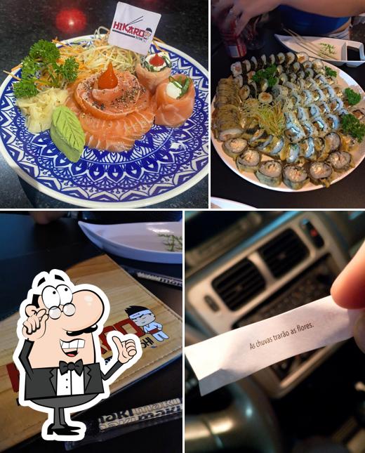 Veja imagens do interior do Hikaro Sushi