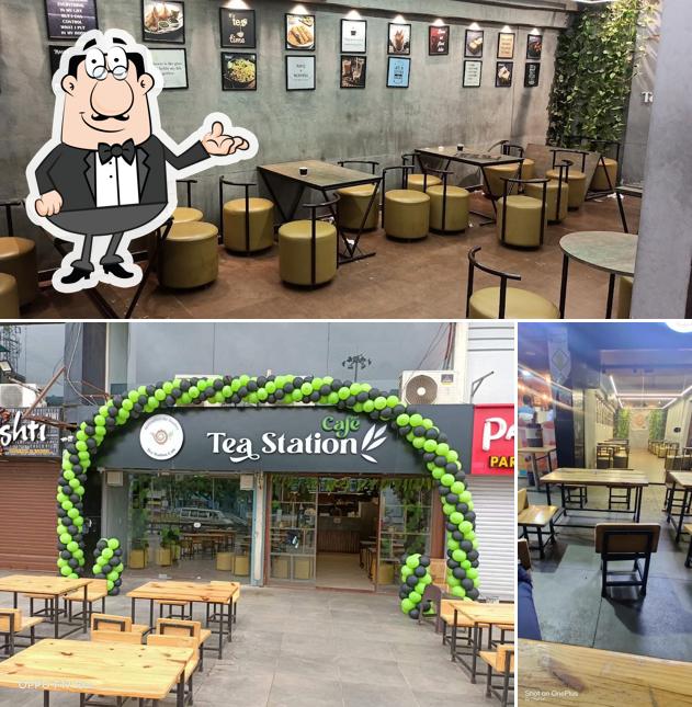 The interior of Tea Station Cafe