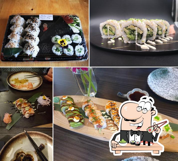 Prenez de nombreuses options de sushi