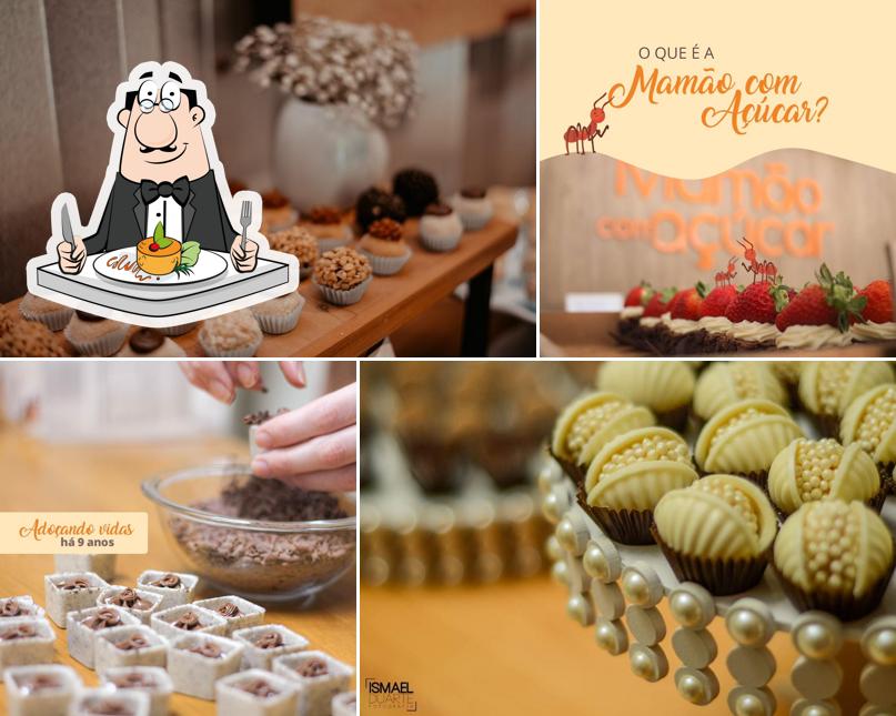 Comida em Mamão Com Açúcar