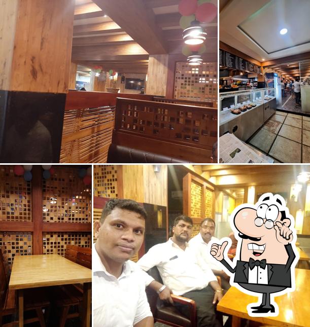 The interior of Shanthi Kitchens Restaurant