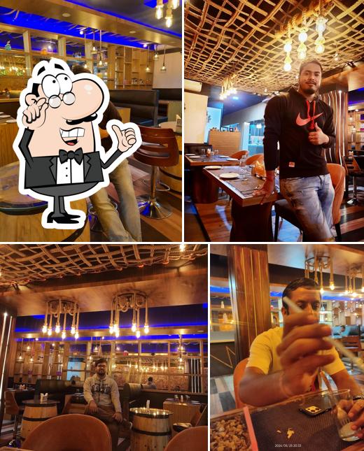 The interior of The Lounge bar cum restaurant