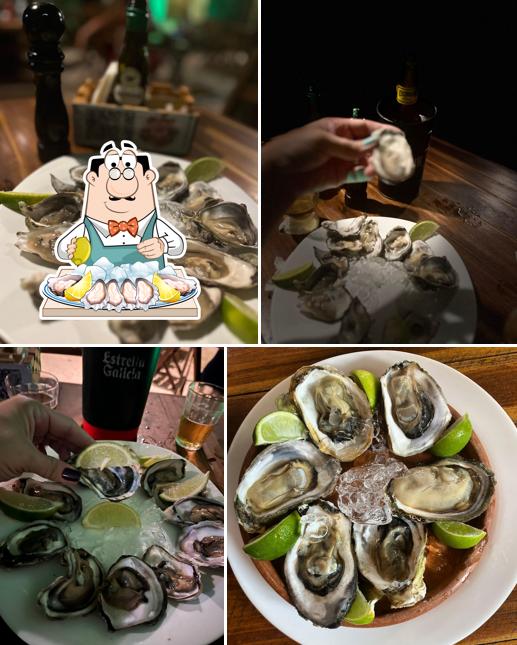 Ostras em Mariscos Gastrobar