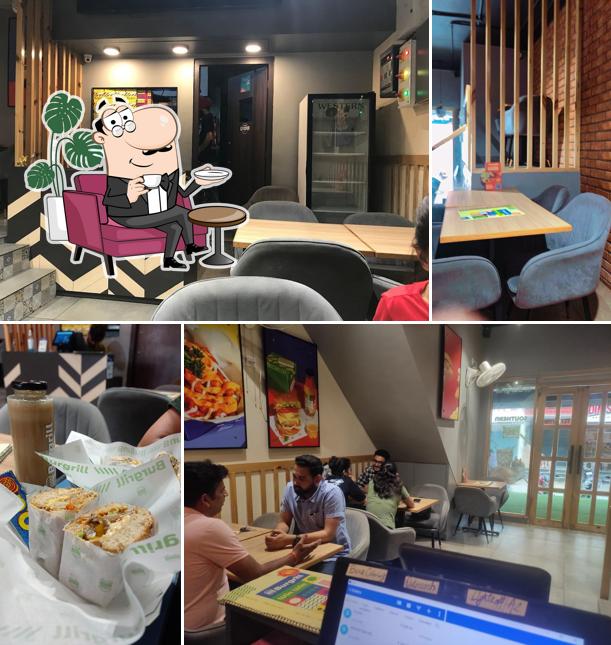 Take a seat at one of the tables at Burgrill Hisar PLA - Best Burgers in Hisar