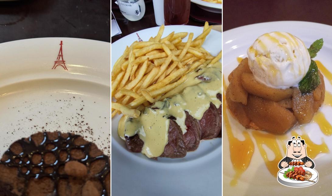 Comida em L'Entrecote De Paris - Parque Dom Pedro