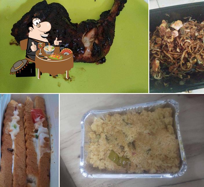 Food at Dessi Cuppa & Chickblast l