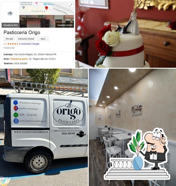 Gli esterni di Pasticceria Origo