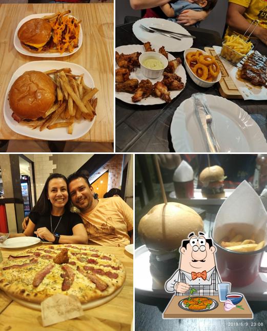 Asas de frango em Magnífico Burger