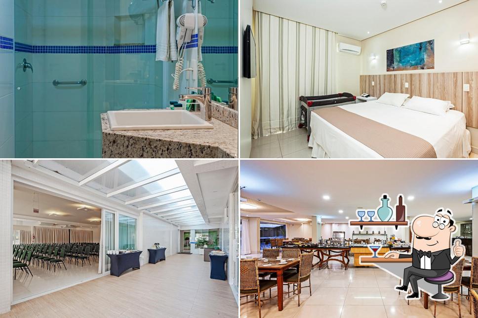 O interior do Hotel Slaviero Ingleses Convention