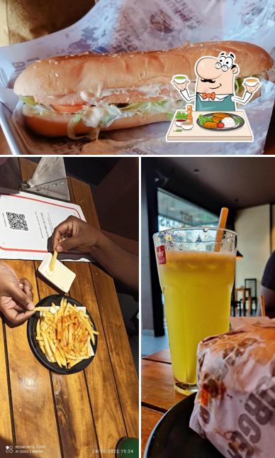 Food at Burger Lounge, Muvattupuzha