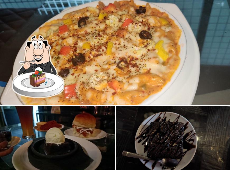 Chocolate cake at Jumpin Beans Cafe & Restaurant