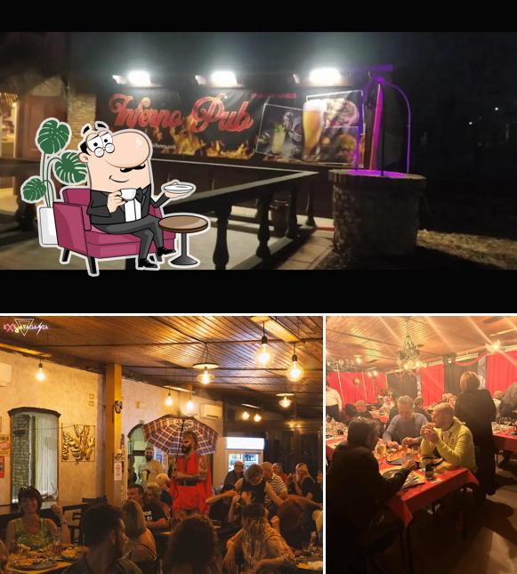 Gli interni di Inferno Pub