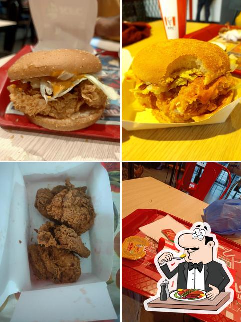 Pulled pork sandwich at KFC