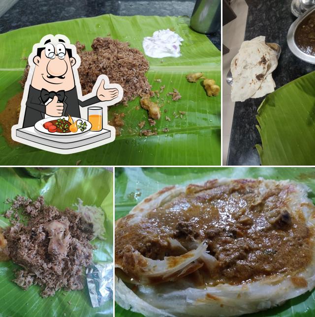 Food at Dindigul Velu Briyani
