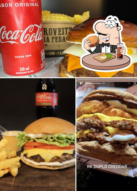 Peça um hambúrguer no Rick Burger Brasil Foods