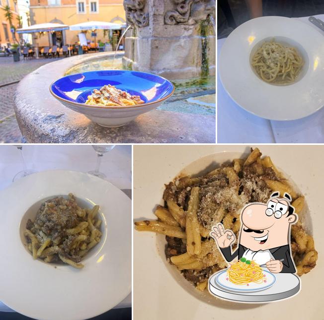 Spaghetti alla carbonara al Taverna Agàpe