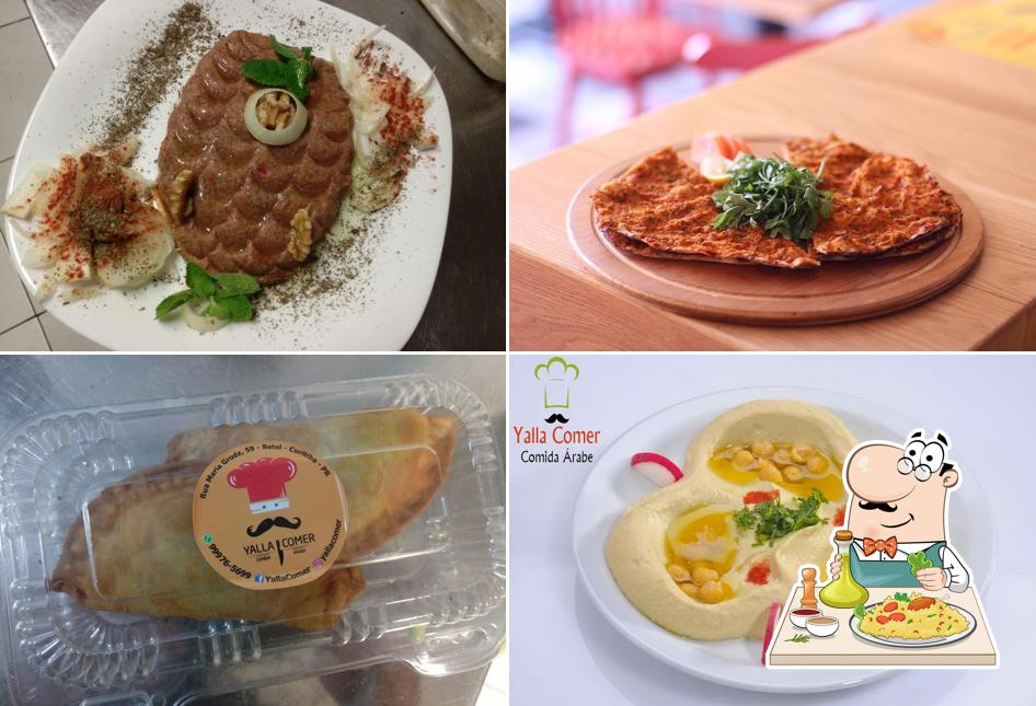 Comida em Restaurante Yalla Comer - Comida Árabe (Síria)