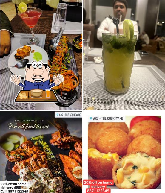Food at Arq - The Courtyard