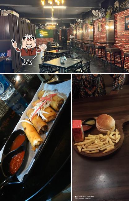 The image of Cafe DownTown’s food and interior