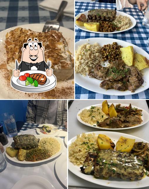 Steak à The Greek Corner Calgary