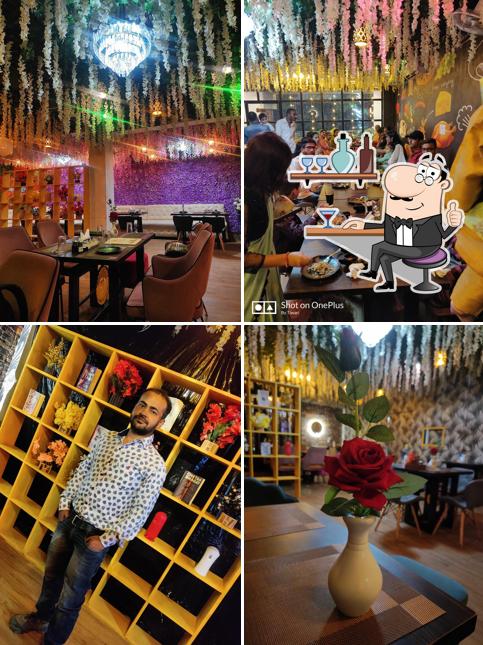 Take a seat at one of the tables at Cafily roaster