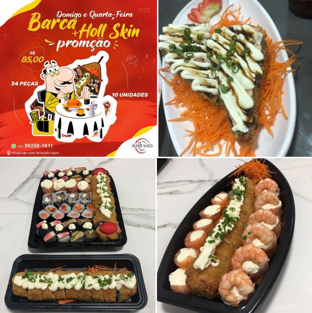 Platos en Sushi Sayo