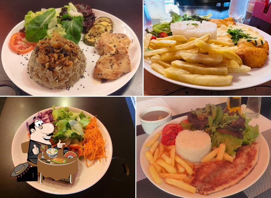 Platos en Afrika Café e Comidinhas