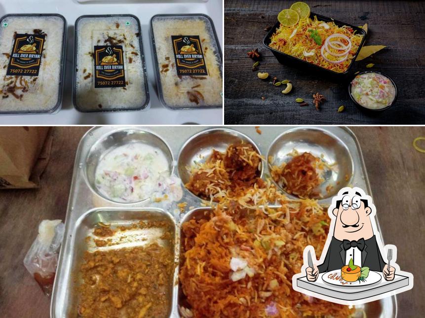 The image of food and beverage at Roll Over Biryani