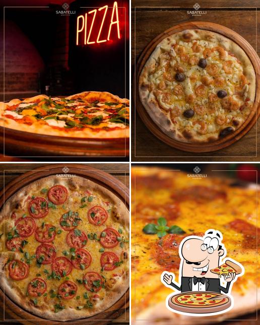 No Sabatelli Pizza & Arte, você pode degustar pizza