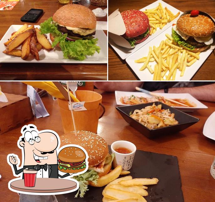 Prenez un hamburger à Americano