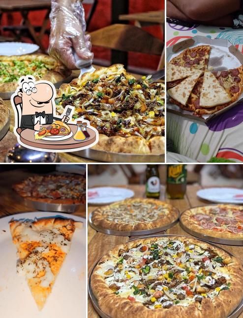 No Pizzaria Texas Grill - Miguel Sutil, você pode pedir pizza